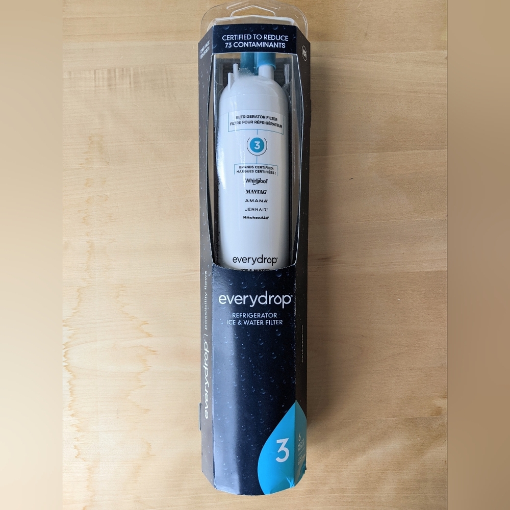 EveryDrop 3 Refrigerator Ice & Water Replacement Filter EDR3RXD1  NWT